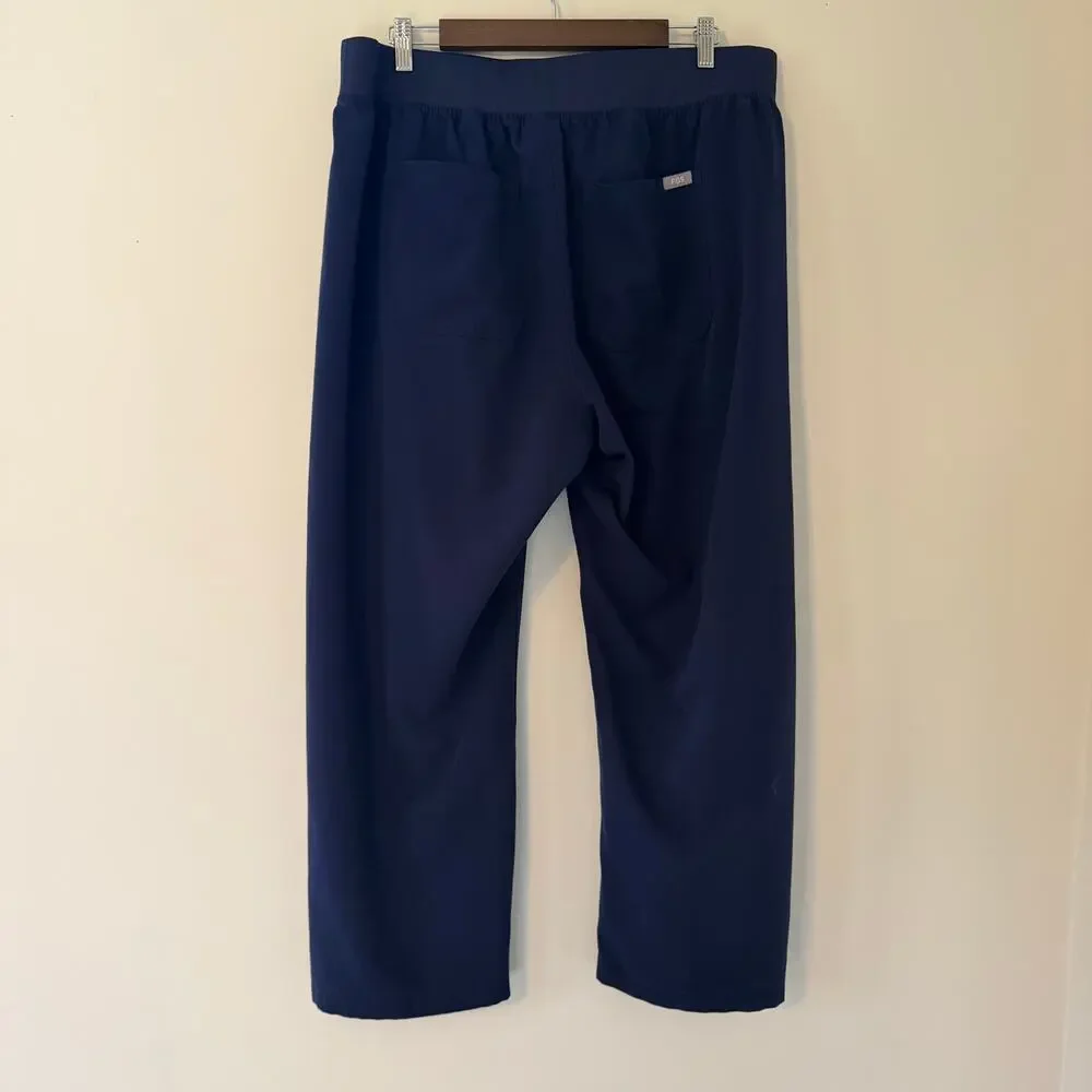 Figs Men's HW Livingston Scrub Pants Navy Blue Size‎ 3XL Uniform Scrubs